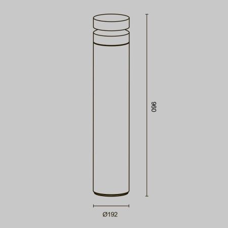 Ландшафтный светильник Outdoor O469FL-L20CM3K1