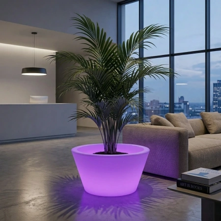 Светящееся кашпо Lumb 220V RGB Accum
