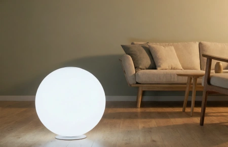 Шар-светильник для дома Moonlight 220V 50 см white