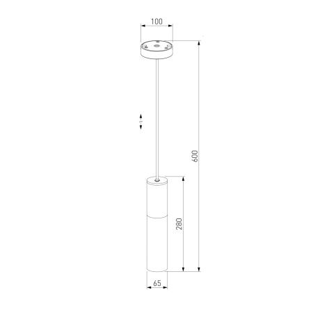 Уличный подвесной светильник Elektrostandard Glas 5602 TECHNO