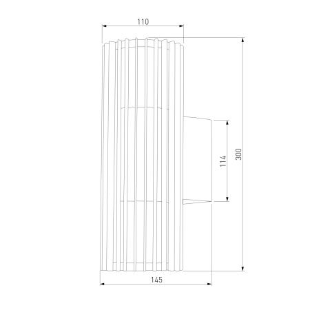 Парковый светильник Elektrostandard Entero 35189/W 4000K