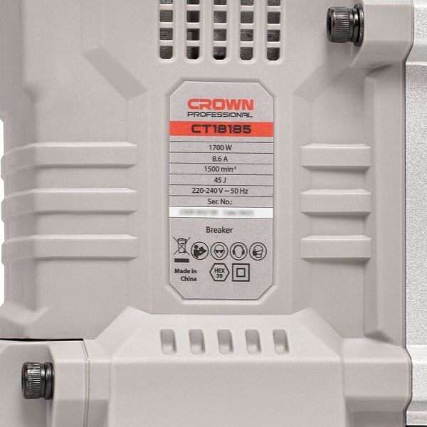Отбойный молоток CROWN CT18185 BMC