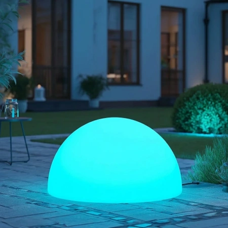 Светящаяся полусфера Halfmoon 220V RGB 60 см
