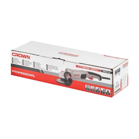 Угловая шлифовальная машина CROWN CT13506-125NV
