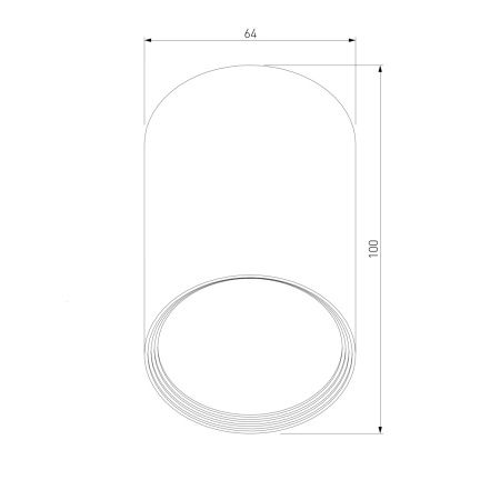 Уличный потолочный светильник Elektrostandard Light 35128/H