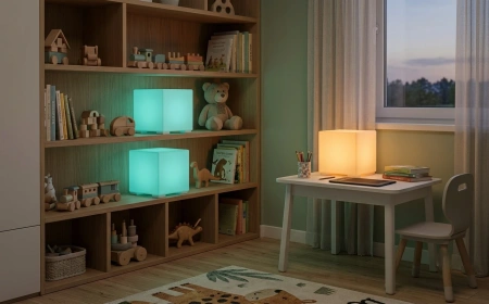 Светящийся LED куб Cube 30 см RGB Accum