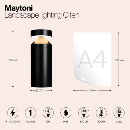 Ландшафтный светильник Outdoor O591FL-L12GF3K
