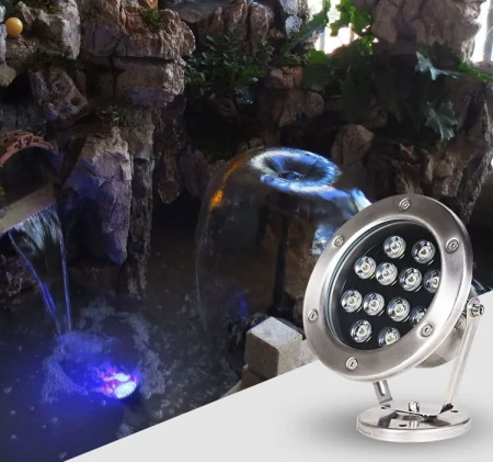 Светильник подводный, UG1462 DC12V 36W(12*3W) FULL LED RGB (3in1)