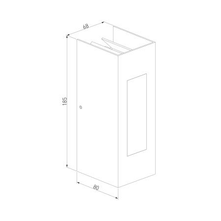 Уличный настенный светильник Elektrostandard Techno 1638 TECHNO LED