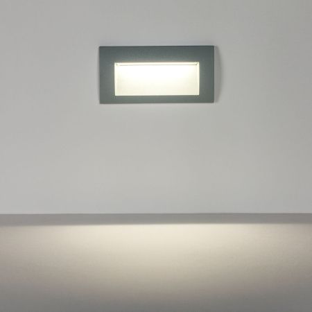 383594 Светильник ESTRA LED 5W 250LM 120G СЕРЫЙ 4000K IP55