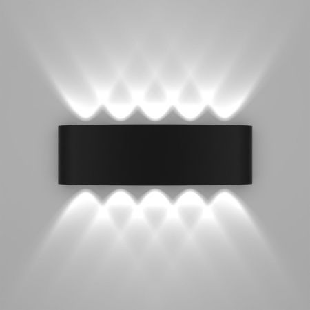 343057 Светильник GEMMA 10х1W LED 1100LM G ЧЕРНЫЙ 4000K IP65