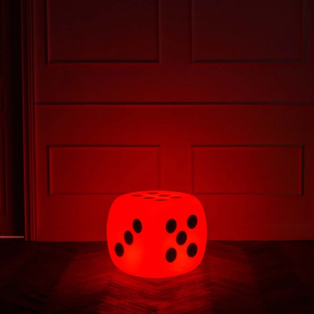Светящийся куб-игральная кость Pavia H40 RGB Accum