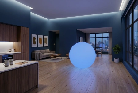 Шар-светильник для дома Moonlight 220V 120 см RGB