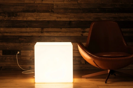 Светящийся LED куб Cube 50 см 220V White