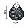 Ландшафтный светильник на солнечной батарее Maytoni OSL599FL-L5B3K черный