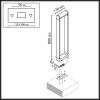 Ландшафтный светильник Odeon Light Twinset 7117/12GLA черный