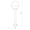 Ландшафтный светильник ST Luce Омбра SL9000.405.01