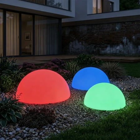 Светящаяся полусфера Halfmoon 220V RGB 60 см