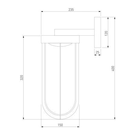 Парковый светильник Elektrostandard Ritz 35183/D