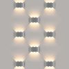 Уличный настенный светильник Elektrostandard Twinky 1551 TECHNO LED серый