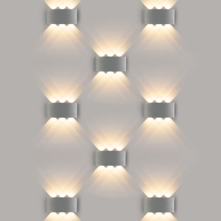 Уличный настенный светильник Elektrostandard Twinky 1551 TECHNO LED серый
