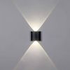 343017 Светильник GEMMA 2х1W LED 220LM G ЧЕРНЫЙ 4000K IP65
