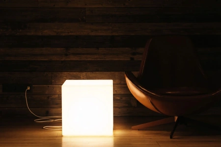 Светящийся LED куб Cube 40 см 220V White