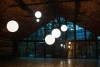 Подвесной шар-светильник Moonlight 220V 120 см white