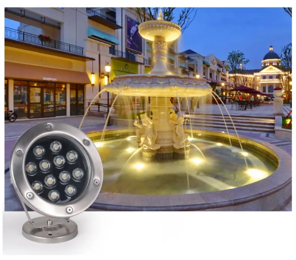 Светильник подводный, UG1461 LED 18W AC12V МУЛЬТИ/RGB+RF*