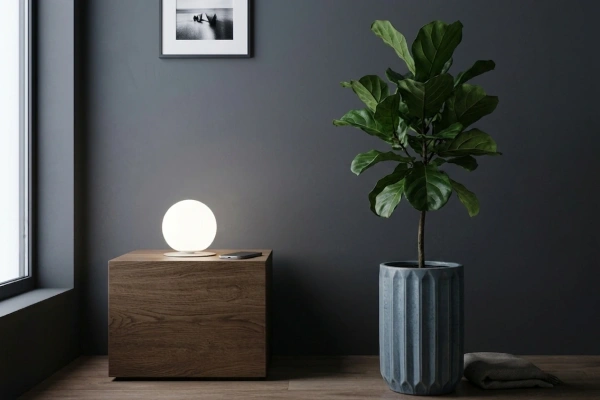 Шар-светильник для дома Moonlight 220V 20 см white