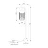 Парковый светильник Elektrostandard Ombra 35179/S