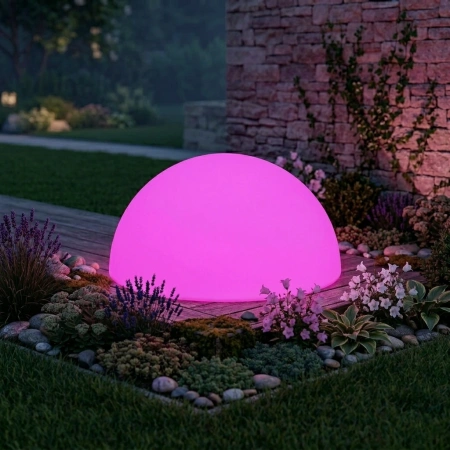 Светящаяся полусфера Halfmoon 220V RGB 50 см
