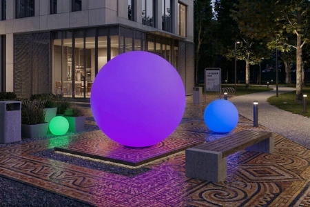 Уличный шар-светильник Moonlight 220 V 200 см RGB
