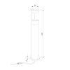 Ландшафтный светильник Elektrostandard Nimbus 35126/F 4000K черный