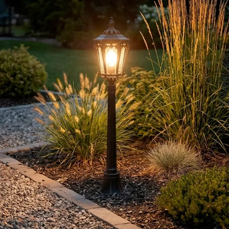 Наземный (напольный) светильник серии «Генуя», G1597M 100W H=1.24m