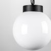 373110 Светильник BOLLA 1x10W (led) E27 ЧЕРНЫЙ IP65/IP44