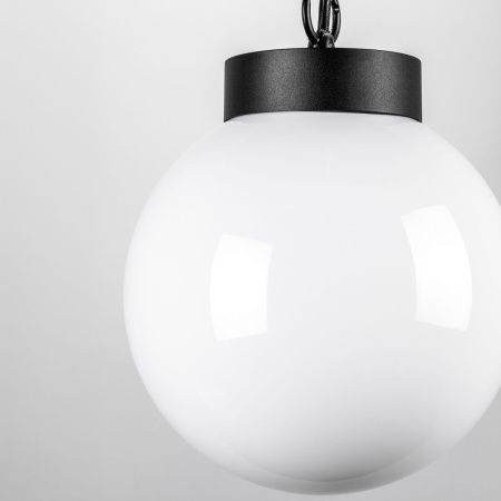 373110 Светильник BOLLA 1x10W (led) E27 ЧЕРНЫЙ IP65/IP44