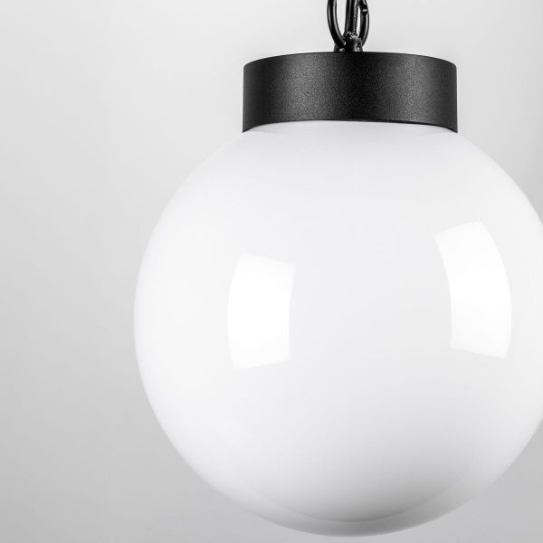 373110 Светильник BOLLA 1x10W (led) E27 ЧЕРНЫЙ IP65/IP44