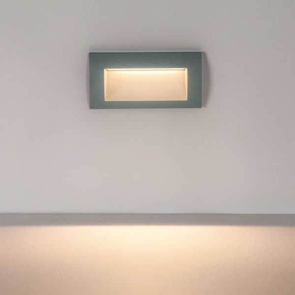 383592 Светильник ESTRA LED 5W 200LM 120G СЕРЫЙ 3000K IP55