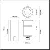 Грунтовый светильник Odeon Light Ingro 6660/1GL3