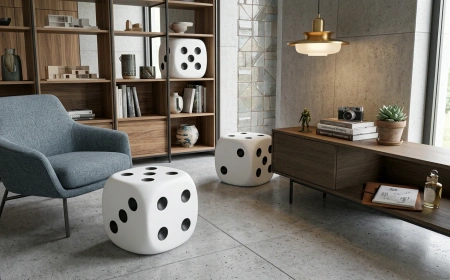 Светящийся куб-игральная кость Pavia H40 220V White
