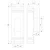 Уличный настенный светильник Elektrostandard Ignis 1449 TECHNO