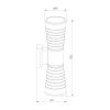 Уличный настенный светильник Elektrostandard Tube 1502 TECHNO LED