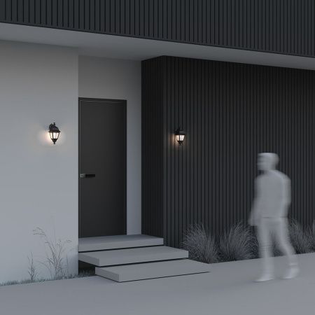 Уличный настенный светильник Outdoor O003WL-01B