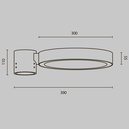Парковый светильник Maytoni O472H-L50GF3K графит