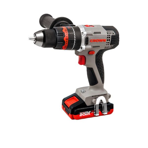 Аккумуляторный ударный шуруповерт CROWN CT21075HMX-2 BMC