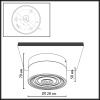Уличный потолочный светильник Odeon Light Ronda 7157/6CL