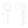 Ландшафтный светильник Elektrostandard Landscape 043 FL LED 3000K