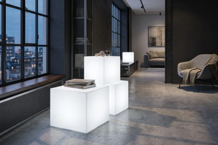Светящийся LED куб Cube 75 см 220V White