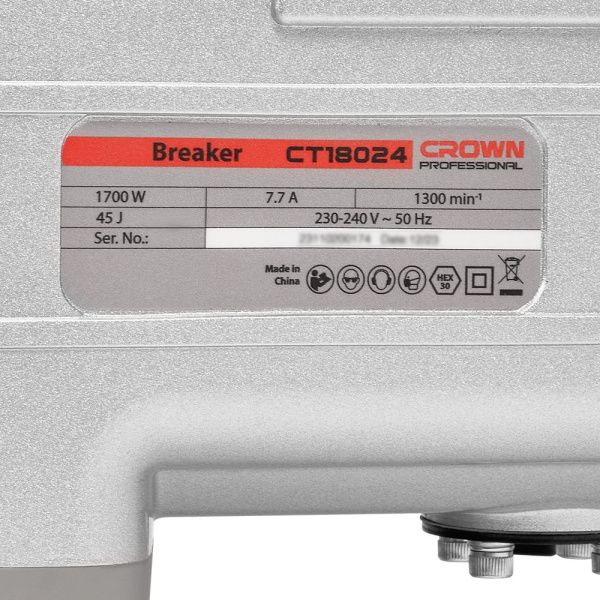 Отбойный молоток CROWN CT18024 BMC